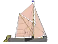 1946–1954: Rigged with auxiliary engine