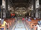 Interior of the Basilica del Santo Niño