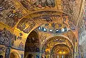 Byzantine mosaics in St Mark's Basilica, Venice