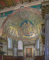 Apse of the Santa Maria Maggiore church in Rome, decorated in the 5th century with this glamorous mosaic