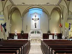 Main nave toward altar