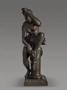 Bathing Venus (Bronze), attributed to Giambologna (1597); Dimension: 1,12 m height; Owner: Private Collection