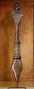Ceremonial Arawak baton from Cabinet of Curiosities (17t-18th century)