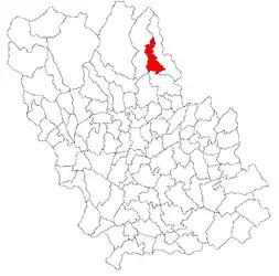 Location in Prahova County