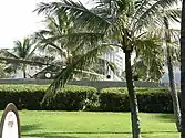 Front close up of Battery Randolph in Fort DeRussy in Honolulu, Hawai'i.