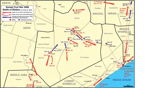 Battle of Baidoa, December 26, 2006