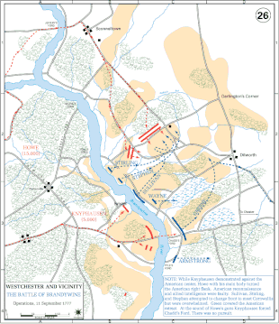US Military Academy map of the battle