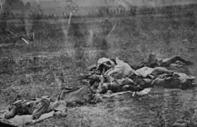 Dead on Antietam battlefield