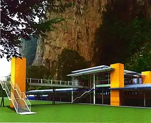 Batu Caves train station that are expected to be developed soon