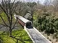 Baumgardener's Covered Bridge from the air #1