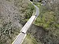 Baumgardener's Covered Bridge from the air #3