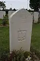 The gravestone to P. Sarny, Polish forces