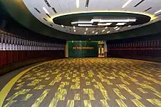 Locker room