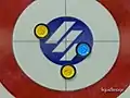 Still frame from BBC Scotland 'Curling' ident from the nineties by Liquid Image