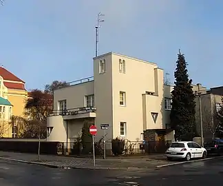 1 Asnyka Street, Kopernika building to the left