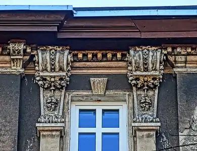 Detail of the corbels