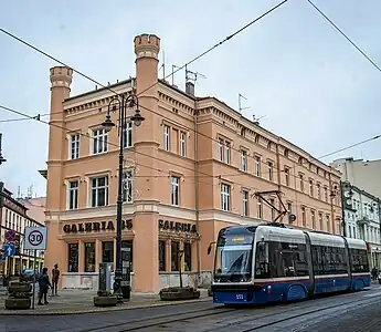 Facade onto Gdańska Street