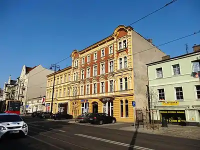 View from the opposite side of Gdanska street