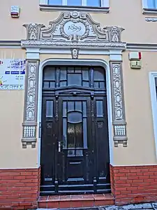 Detail of gate decoration