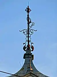 Detail of the finial