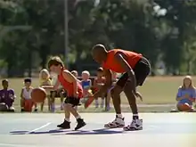 A still frame from the Be Like Mike advertisement