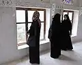 Islamic Countries in Middle East women wearing Abaya