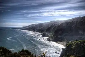 Photograph of Punakaiki Marine Reserve coastline