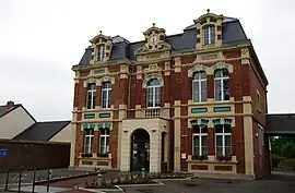 The town hall of Beaumetz-lès-Loges