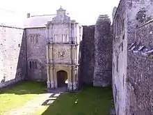 Inner courtyard and Renaissance porch