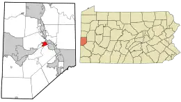 Location in Beaver County and the U.S. state of Pennsylvania.