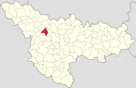 Location in Timiș County