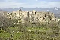 Beçin Castle from distance