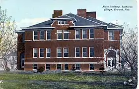 Becker Hall housed many activities before being demolished in 1999