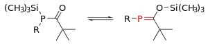 Becker reaction to phosphaalkenes (R = methyl or phenyl)