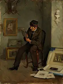 The Art Expert, late 19th century