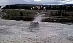 The geyser between eruptions
