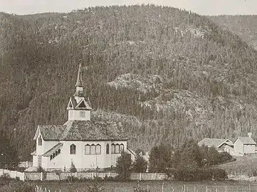 View of the old church (1859-1957)