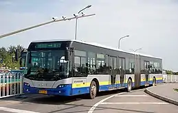 A Youngman-Neoplan JNP6180GM bus in Beijing