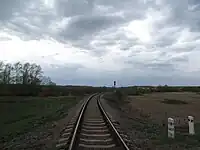 Bekovo railway branch near Sosnovka 2015 год