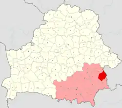 Location of Vietka District