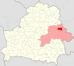 Location of Drybin District