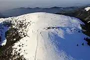 Aerial photograph of Belchen's summit