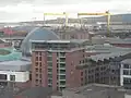 View across Belfast's city skyline.
