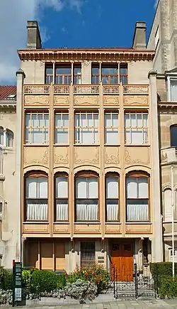 The Hôtel van Eetvelde by Victor Horta, Brussels (1898–1900)