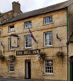 The Bell Inn in Moreton-in-Marsh may have inspired Tolkien to create The Prancing Pony inn at Bree.