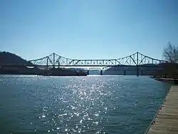 Bellaire Bridge over the Ohio River