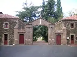 The main entrance to the Monastery of Belle Fontaine
