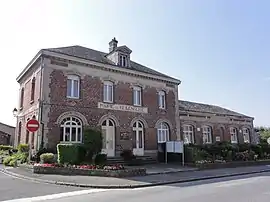 Town hall and school