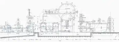 Bellmer construction plan old and handmade