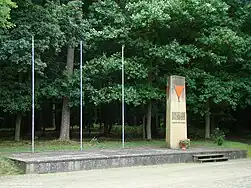 Memorial to the death marches from Sachsenhausen